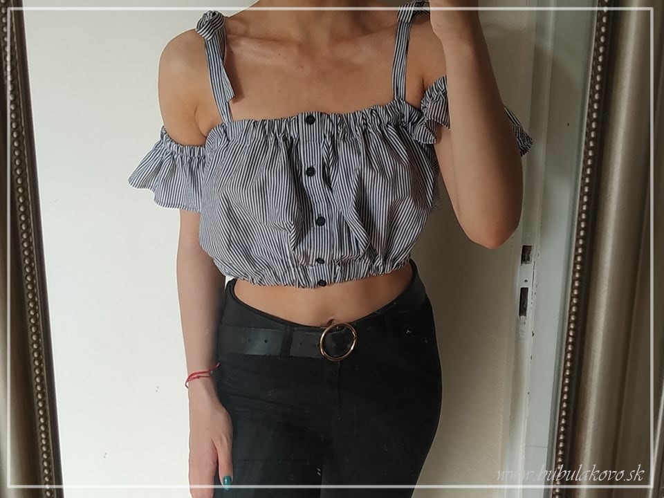 Ako ušiť - Crop top z košele