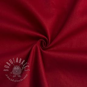 Poplin din bumbac ORGANIC dark red ORGANIC