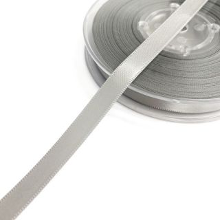 Panglică din satin reversibilă 9 mm light grey