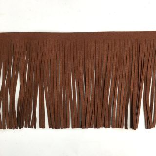 Franjuri 12 cm suede roest