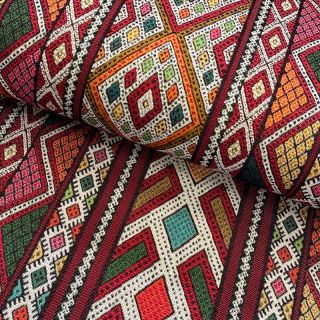 Țesătură decorativă  jacquard Maroc rayure