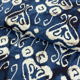 Țesătură din bumbac UNIQUE BATIK design L navy