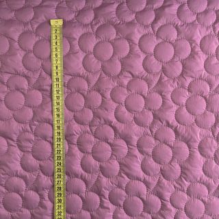 Material textil matlasat DOUBLE FACE Flower dark blush