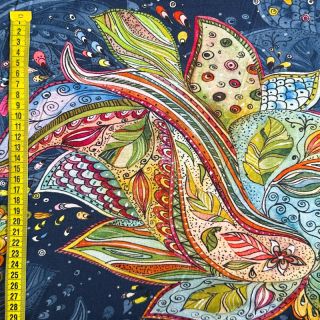 Tricot VISCOSE LYCRA HEAVY Watercolour B digital print