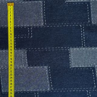 JEANS jacquard Patchwork pattern jeans