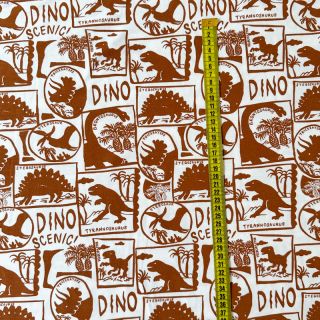 Tricot Dino scenic rust