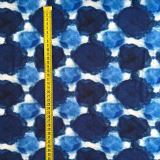 Tricot VISCOSE LYCRA HEAVY Indigo design B digital print