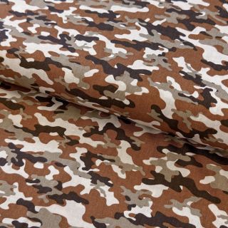 Țesătură din bumbac Camouflage brick