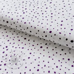 Țesătură din bumbac Small dots Snoozy violet