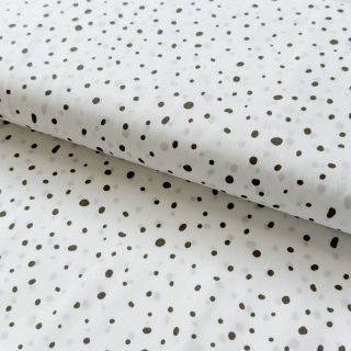 Țesătură din bumbac Small dots Snoozy taupe