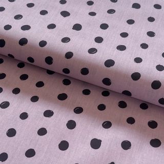 Țesătură din bumbac Draw dots Snoozy lilac