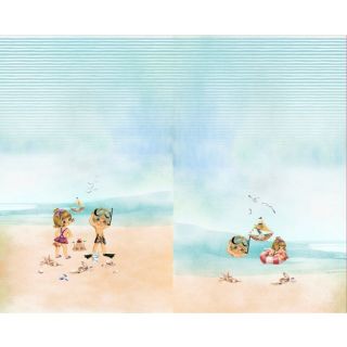 Tricot Beach time PANEL digital print 2nd class