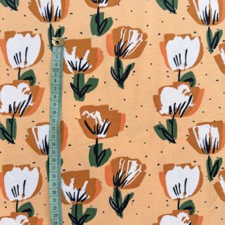 Tricot Tulips orange