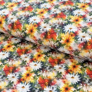 Tricot Flower theme design A digital print