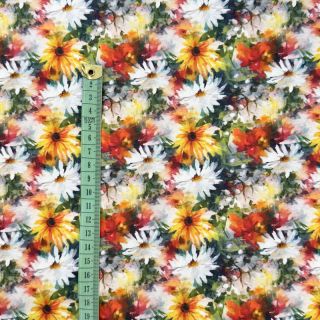 Tricot Flower theme design A digital print