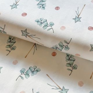 Tricot Eucalyptus mix Snoozy design B digital print