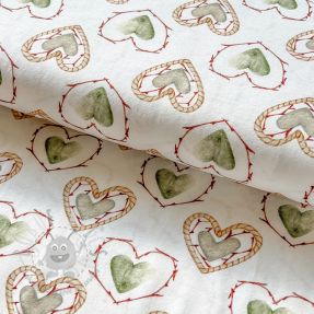 Tricot Hearts Snoozy design C digital print