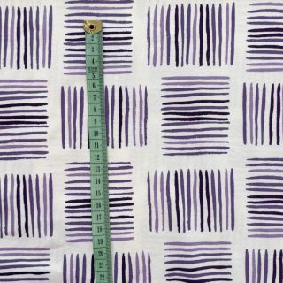 Tricot Square Stripes Snoozy violet