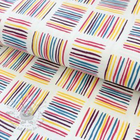 Tricot Square Stripes Snoozy multi