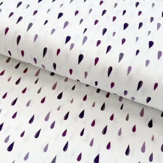 Tricot Rain drops Snoozy violet