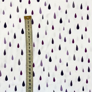 Tricot Rain drops Snoozy violet