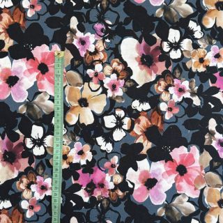 Tricot Wild flowers jeans digital print