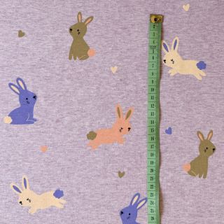 Tricot Bunnies purple melange