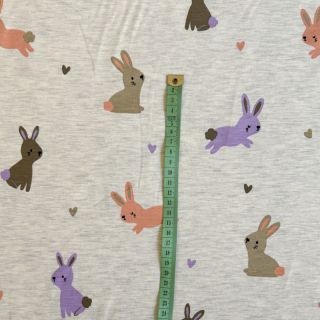 Tricot Bunnies ecru melange