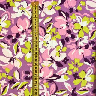 Jerse trening Bright flowers design pink lime