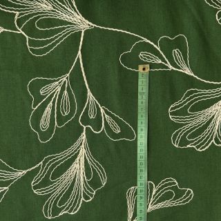 Viscoză cu in EMBROIDERY Greenery