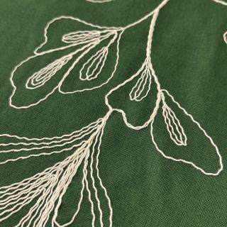 Viscoză cu in EMBROIDERY Greenery