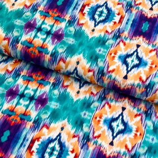 Viscoză RADIANCE Ikat digital print