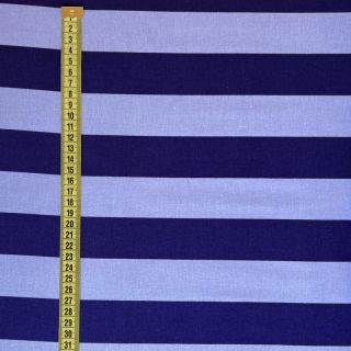 Țesătură din bumbac FLANNEL Stripes cobalt