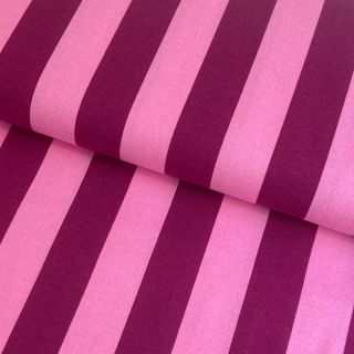 Țesătură din bumbac FLANNEL Stripes pink