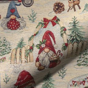 Țesătură decorativă GOBELIN PREMIUM Tomte Jolly Holiday