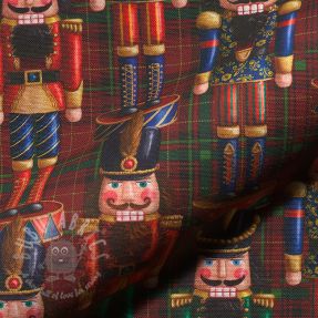 Țesătură decorativă Nutcracker Family digital print