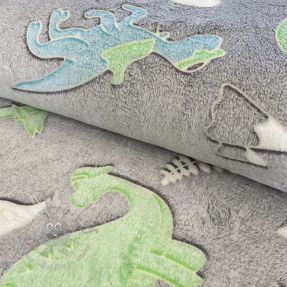 Wellness Fleece Glow in the dark Dino design C