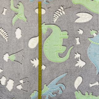 Wellness Fleece Glow in the dark Dino design C