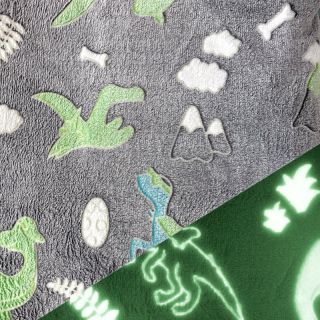 Wellness Fleece Glow in the dark Dino design C