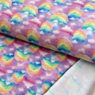 Jerse trening Rainbow Clouds digital print