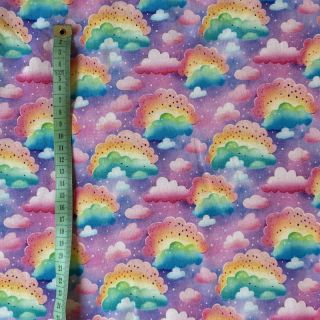 Jerse trening Rainbow Clouds digital print