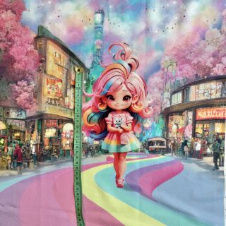 Jerse trening Rainbow Girl PANEL digital print