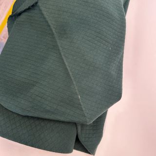 Material textil pentru trening matlasat dark green 2nd class