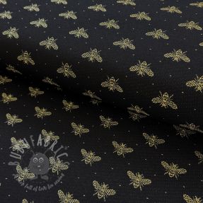 Țesătură decorativă jacquard Busy noir