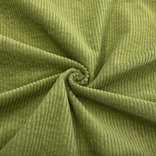 Catifea raiată 6W WASHED STRETCH green