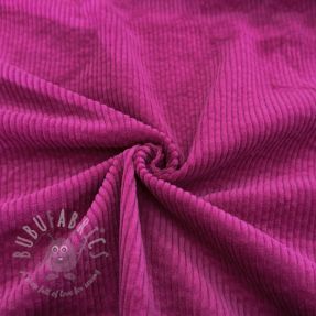 Catifea raiată 6W WASHED STRETCH fuchsia