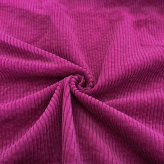 Catifea raiată 6W WASHED STRETCH fuchsia