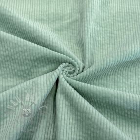 Catifea raiată 6W WASHED STRETCH mint