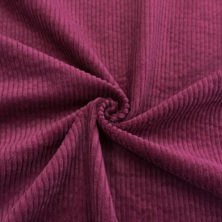 Catifea raiată 6W WASHED STRETCH berry