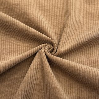 Catifea raiată 6W WASHED STRETCH camel